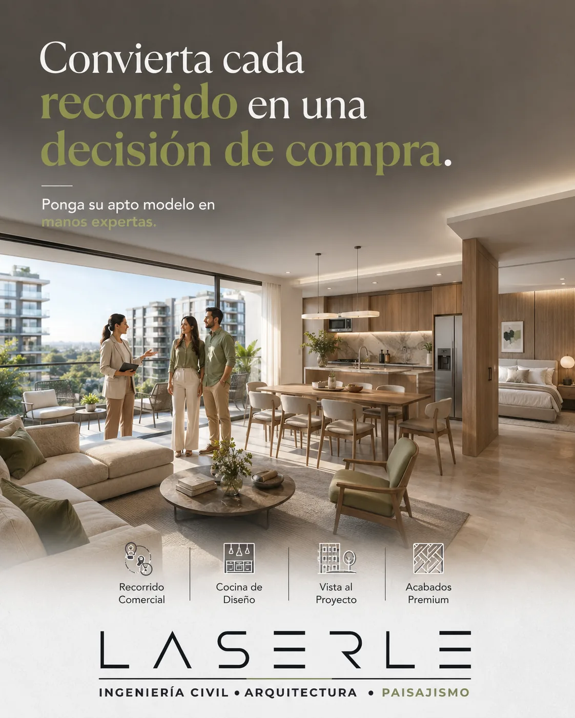 Apartamento modelo interior premium